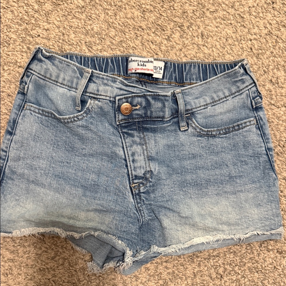 Abercrombie & Fitch Light Blue Jean Shorts